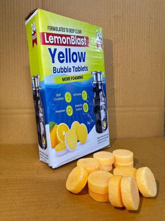 LemonBlast Yellow Bubble Tablets (24 pcs)