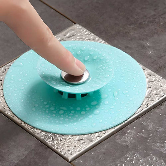 Silicone Household Kitchen Sink Strainer (Random Color) – Pack of 3